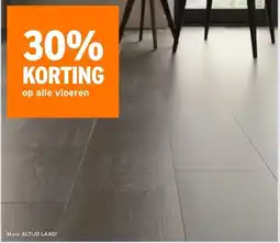 GAMMA 30% KORTING op alle vloeren aanbieding