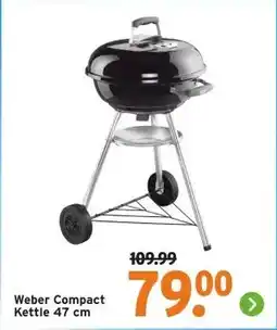GAMMA Weber Compact Kettle 47 cm aanbieding