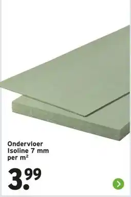GAMMA Ondervloer Isoline 7 mm per m² aanbieding