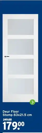 GAMMA Deur Floor Stomp 83x21.5 cm aanbieding