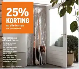 GAMMA 25% KORTING op alle horren aanbieding