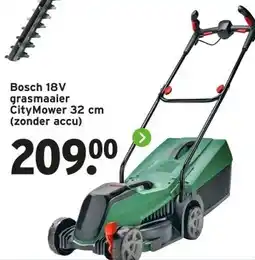 GAMMA Bosch 18V grasmaaier CityMower 32 cm (zonder accu) aanbieding
