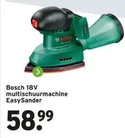 GAMMA Bosch 18V multischuurmachine EasySander aanbieding