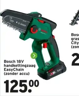 GAMMA Bosch 18V handkettingzaag EasyChain (zonder accu) aanbieding