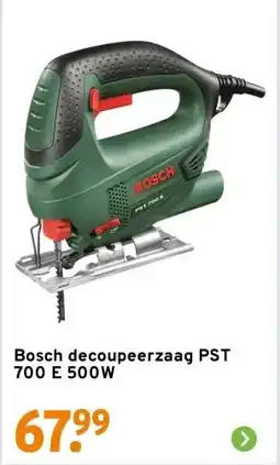 GAMMA Bosch decoupeerzaag PST 700 E 500W aanbieding