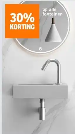 GAMMA 30% KORTING op alle fonteinen aanbieding