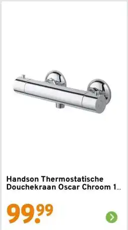 GAMMA Handson Thermostatische Douchekraan Oscar Chroom 15 cm aanbieding