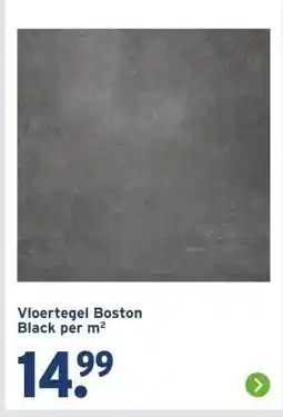 GAMMA Vloertegel Boston Black per m² aanbieding
