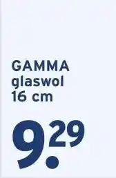 GAMMA GAMMA glaswol 16 cm aanbieding