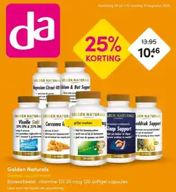 DA Bijvoorbeeld: vitamine D3 25 mcg 120 softgel capsules. Lees voor het kopen de verpakking. aanbieding