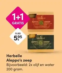 DA Herbelle Aleppo's zeep aanbieding