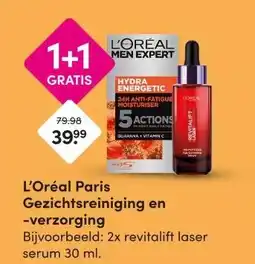 DA L'Oréal Paris Gezichtsreiniging en -verzorging aanbieding