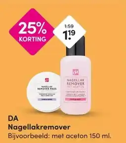 DA DA Nagellakremover aanbieding
