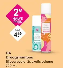 DA DA Droogshampoo aanbieding