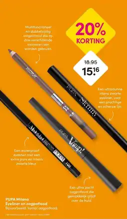 DA PUPA Milano Eyeliner en oogpotlood Bijvoorbeeld: Vamp! oogpotlood. aanbieding