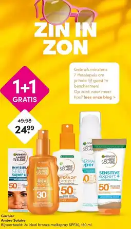 DA Garnier Ambre Solaire aanbieding