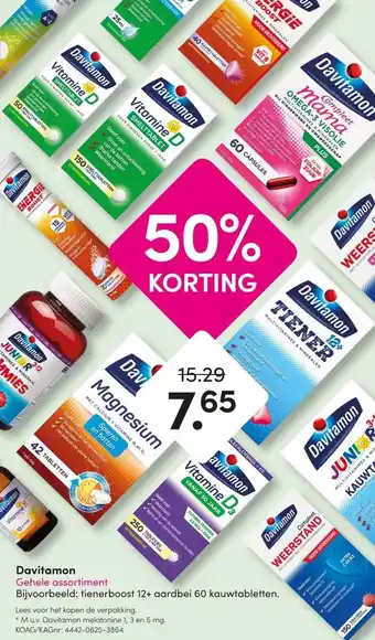 DA Davitamon Gehele assortiment aanbieding