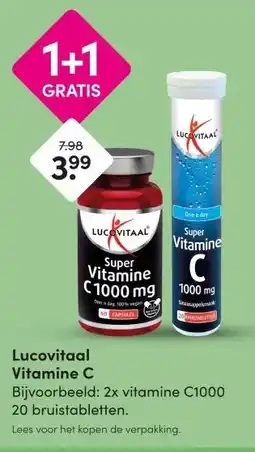 DA Lucovitaal Vitamine C aanbieding