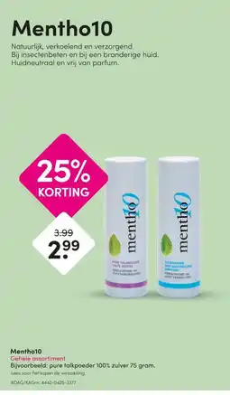 DA Mentho10 Gehele assortiment aanbieding
