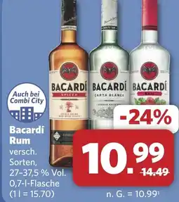 Combi Bacardi Rum aanbieding