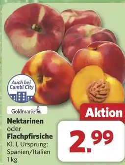 Combi Nektarinen oder Flachpfirsiche aanbieding