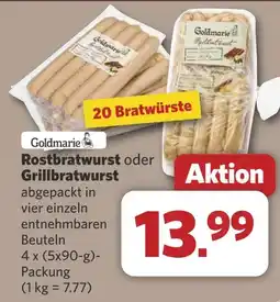 Combi Rostbratwurst oder Grillbratwurst in aanbieding