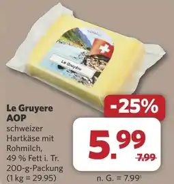 Combi Le Gruyere AOP aanbieding