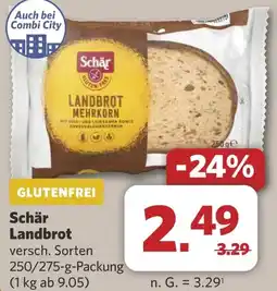 Combi Schär Landbrot aanbieding