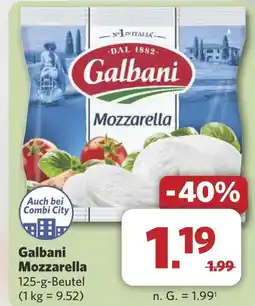Combi Galbani Mozzarella aanbieding