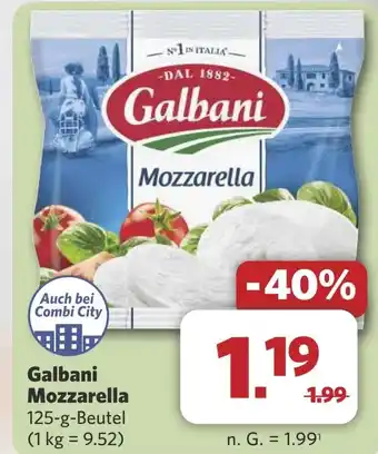 Combi Galbani Mozzarella aanbieding