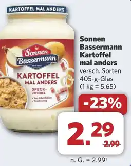 Combi Sonnen Bassermann Kartoffel mal anders aanbieding
