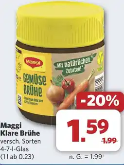 Combi Maggi Klare Brühe aanbieding