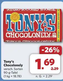 Combi Tony's Chocolonely aanbieding