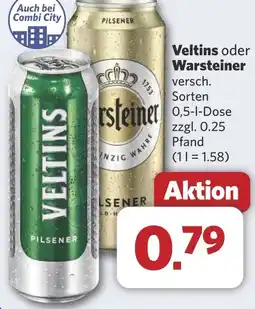 Combi Veltins oder Warsteiner aanbieding