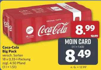 Combi Coca-Cola Big Pack aanbieding