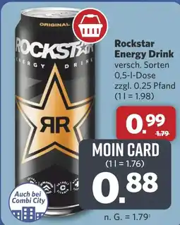 Combi Rockstar Energy Drink aanbieding