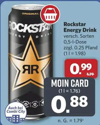 Combi Rockstar Energy Drink aanbieding