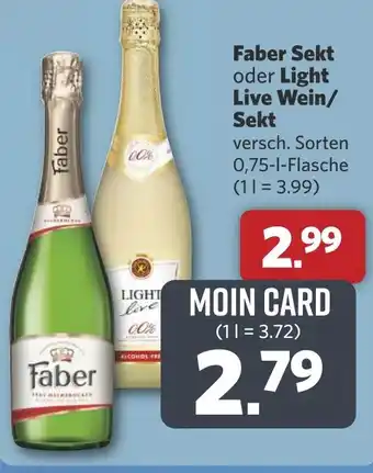 Combi Faber Sekt oder Light Live Wein/ Sekt aanbieding