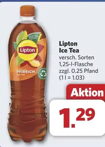 Combi Lipton Ice Tea aanbieding