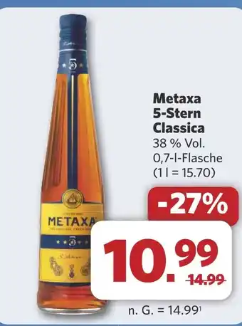 Combi Metaxa 5-Stern Classica aanbieding