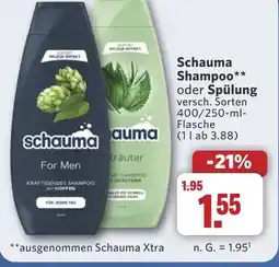 Combi Schauma Shampoo** oder Spülung aanbieding