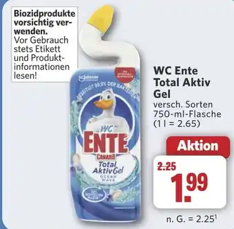 Combi WC Ente Total Aktiv Gel aanbieding