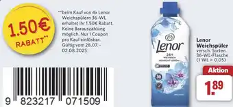 Combi Lenor Weichspüler aanbieding