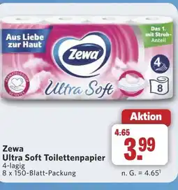 Combi Zewa Ultra Soft Toilettenpapier aanbieding