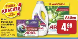 Combi Ariel Pulver, Gel oder All-in-1 Pods aanbieding