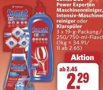 Combi Somat Duo Power Experten Maschinenreiniger, Intensiv-Maschinen- reiniger oder Klarspüler aanbieding