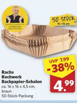 Combi Rachs Kochwerk Backpapier-Schalen aanbieding