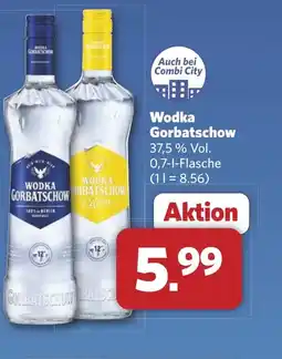 Combi Wodka Gorbatschow aanbieding