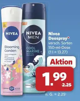 Combi Nivea Deospray✩ aanbieding