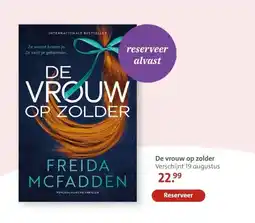 Bruna De vrouw op zolder Verschijnt 19 augustus aanbieding